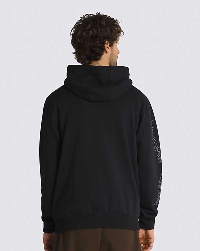 Vans Hannah Eddy Pullover Men Hoodie Black | CO1-3332