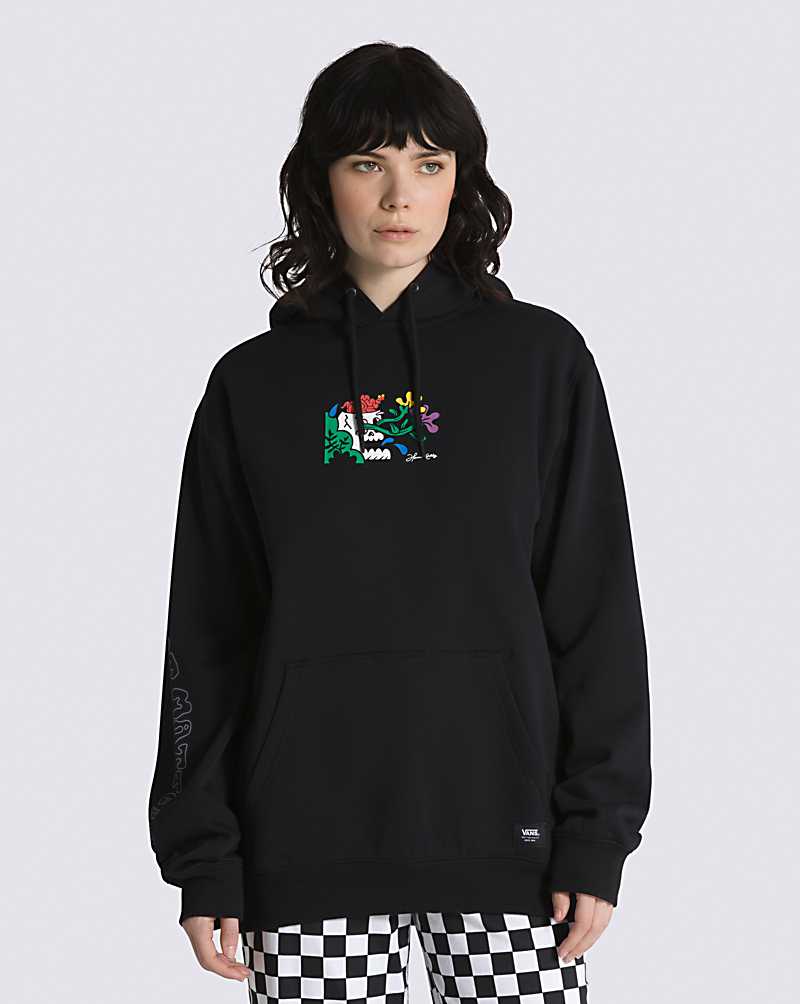 Vans Hannah Eddy Pullover Men Hoodie Black | CO1-3332