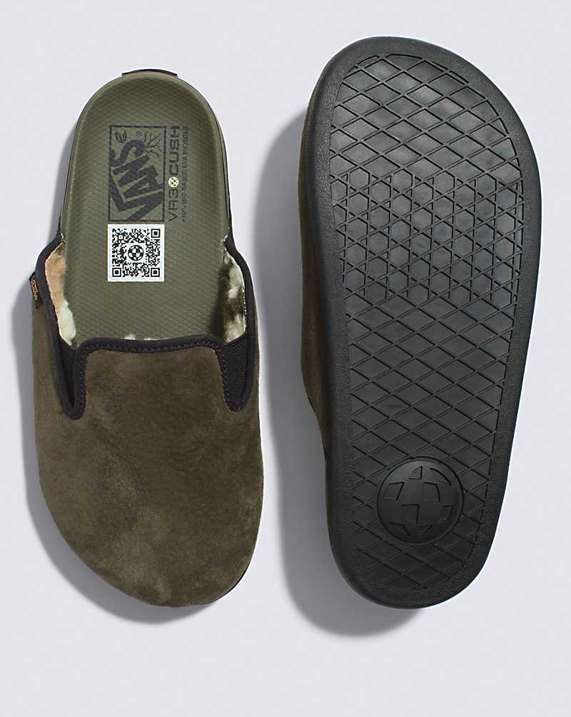 Vans Harbor Mule VR3 Shoe Women Slippers Olive / Black | ZE1-7311