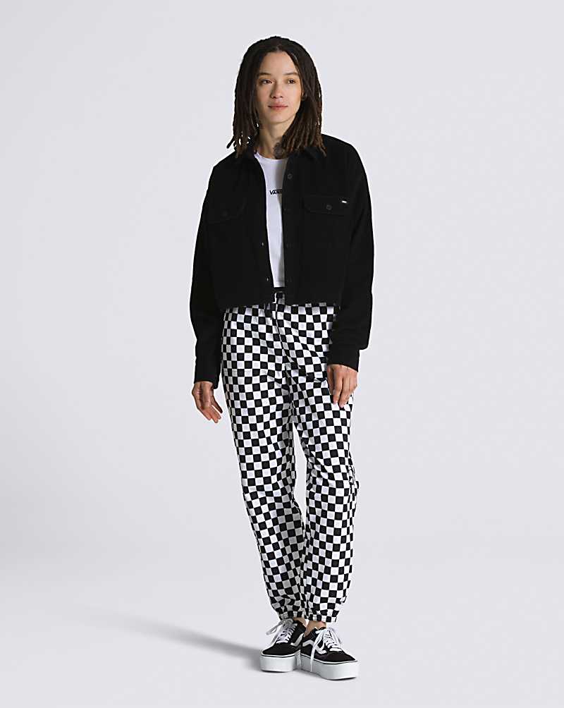 Vans Harmony Shacket Women Jackets Black | KG1-4877