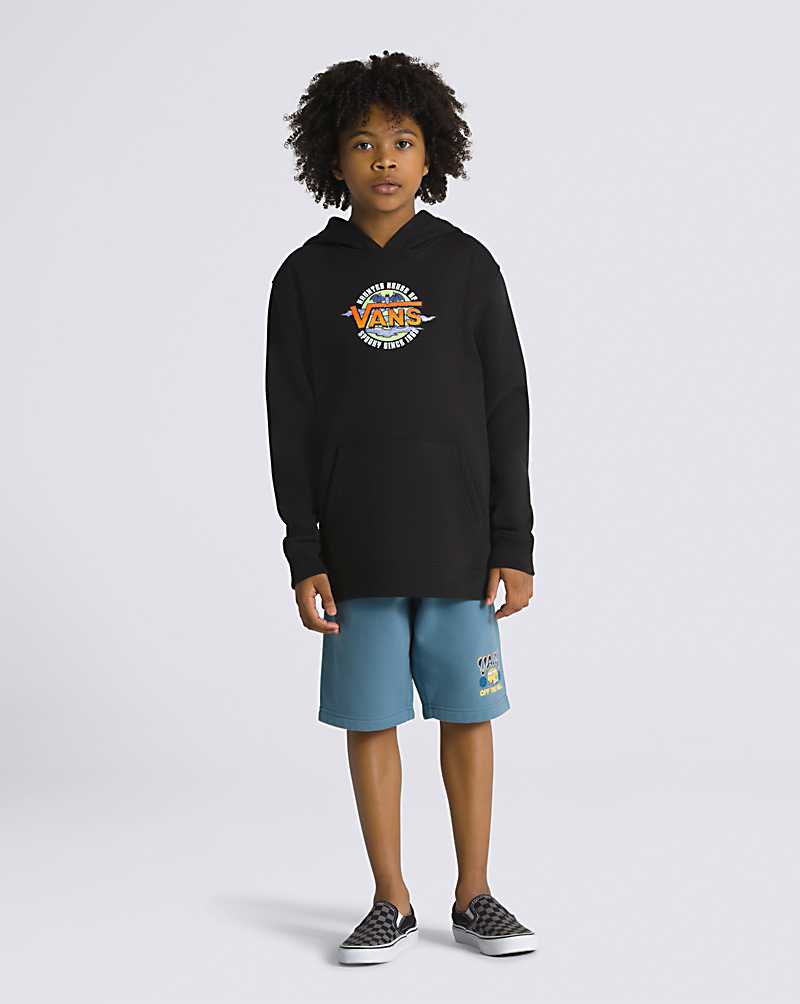 Vans Haunted House Of Glow Pullover Kids' Hoodie Black | LJ1-0282