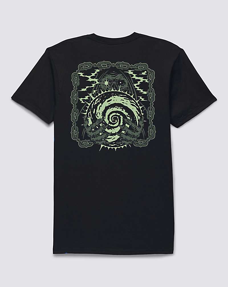 Vans Incantation Men T Shirts Black | RT1-4332