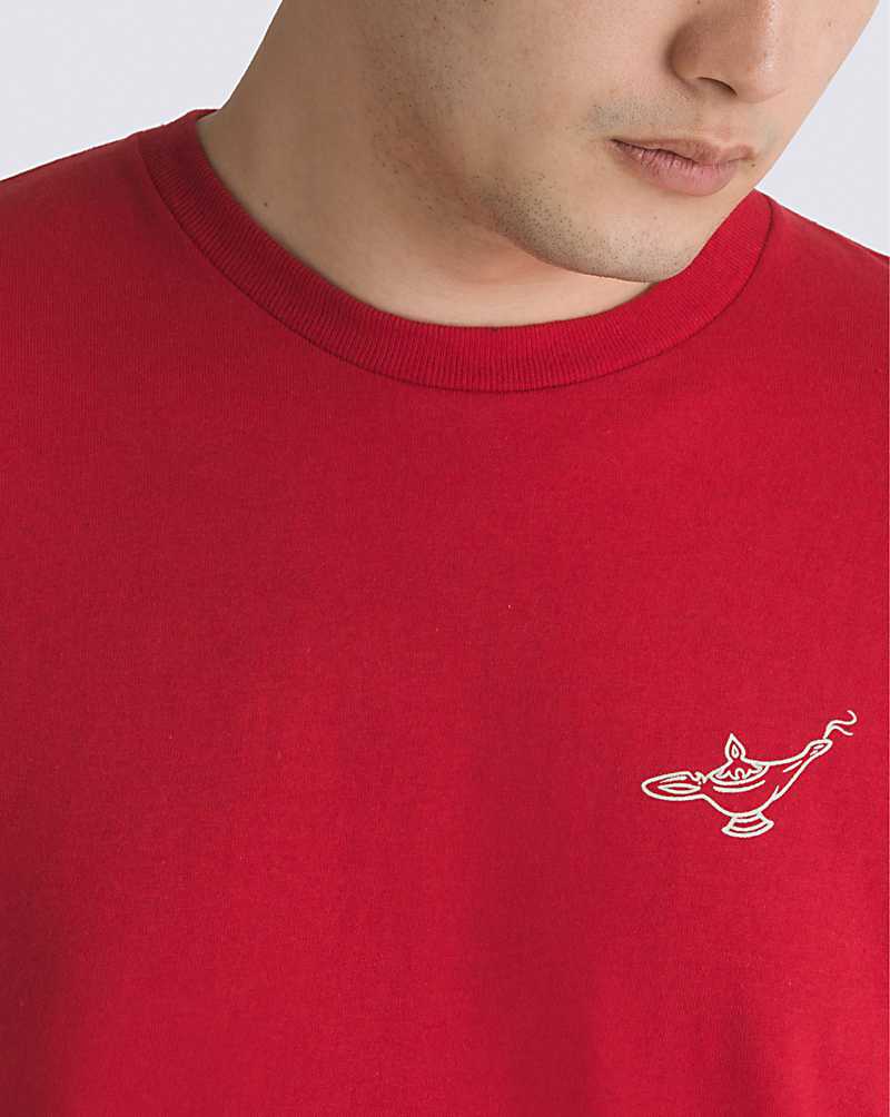 Vans Jafar Men T Shirts Red | EX1-8981