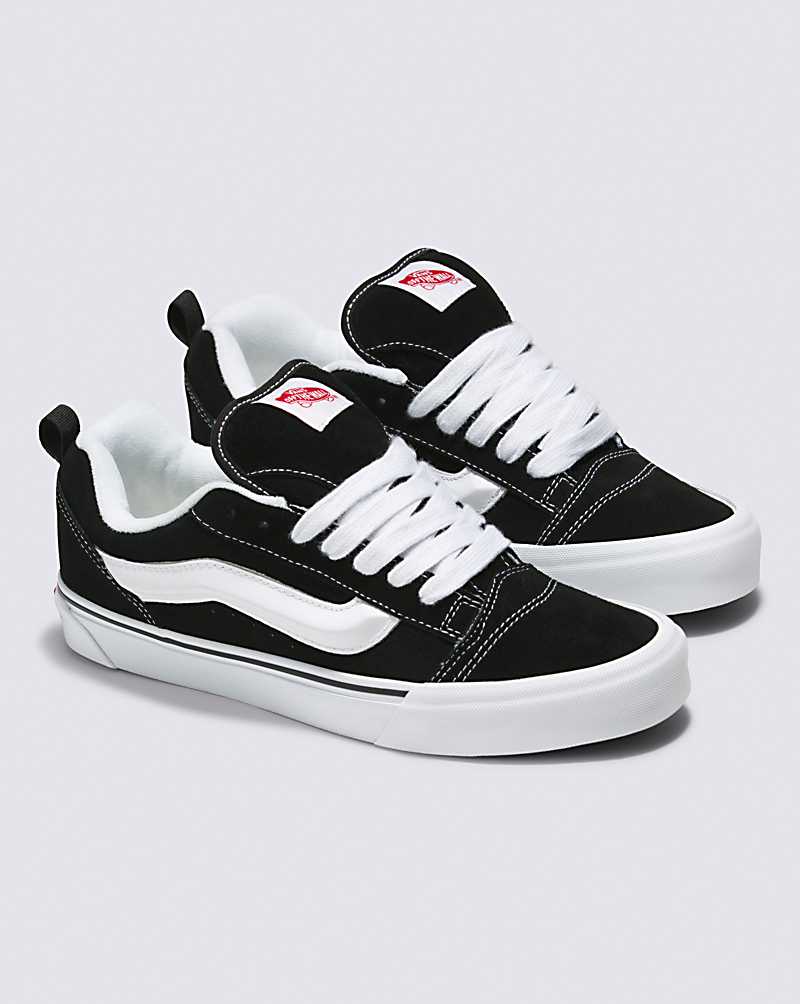 Vans Knu Skool Shoe Men Sneakers Black / White | ZY1-8348