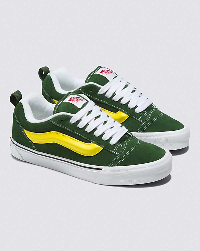 Vans Knu Skool Shoe Men Sneakers Green / White | VT1-2775