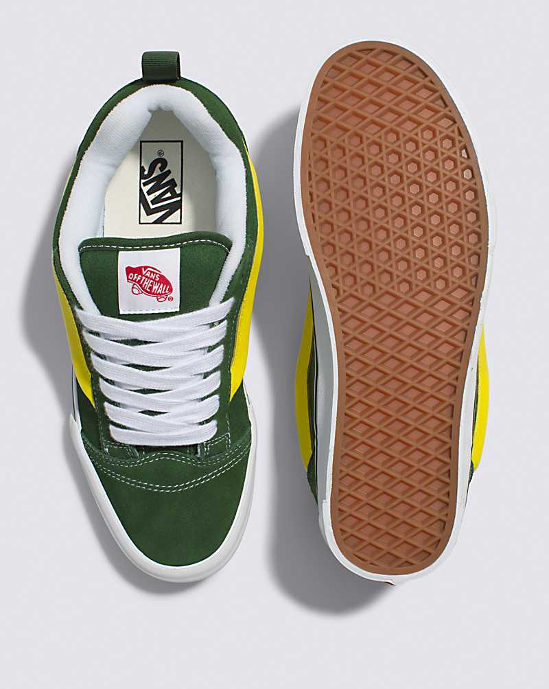 Vans Knu Skool Shoe Men Sneakers Green / White | VT1-2775