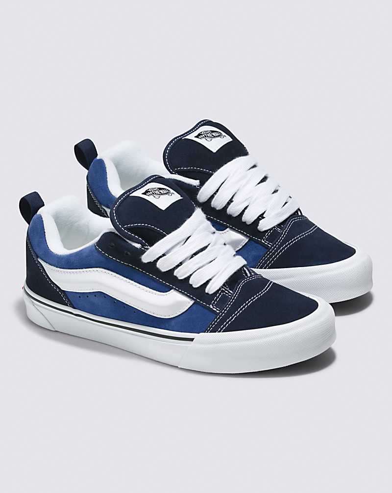 Vans Knu Skool Shoe Men Sneakers Navy / White | ZY1-6390