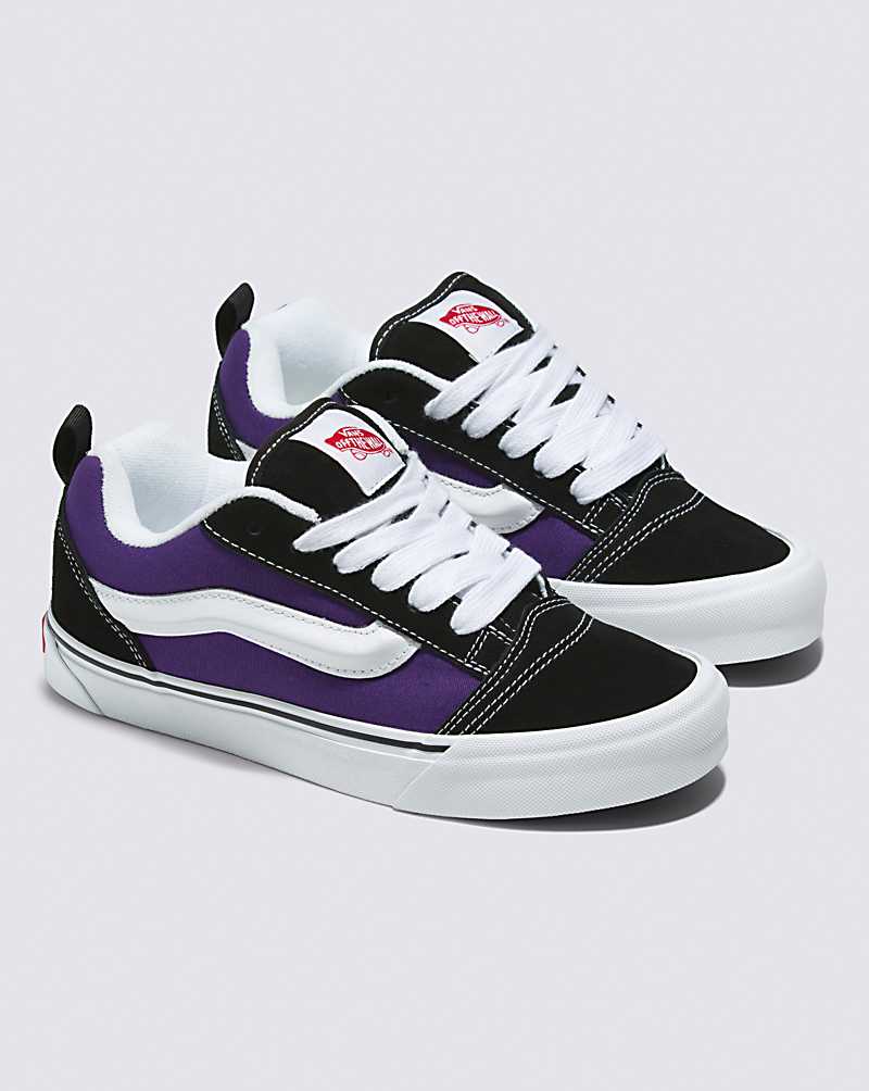 Vans Knu Skool Shoe Women Sneakers Black / Purple | LC1-9743