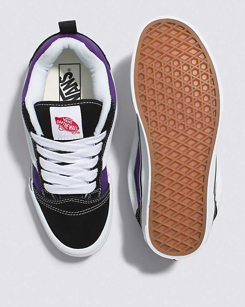 Vans Knu Skool Shoe Women Sneakers Black / Purple | LC1-9743