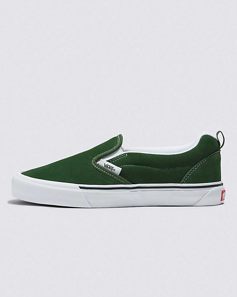 Vans Knu Slip Shoe Men Slip On Shoes Green / White | OK1-9435