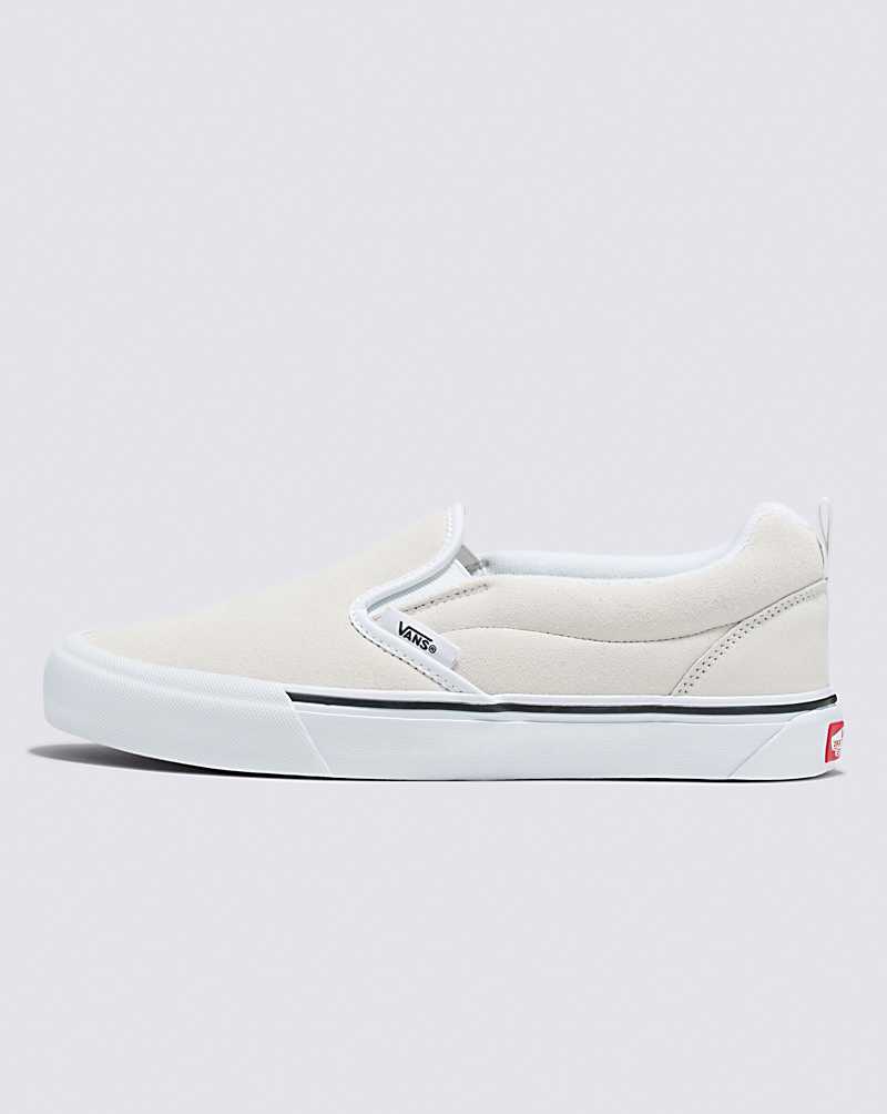 Vans Knu Slip Shoe Men Slip On Shoes White / White | MK1-1686