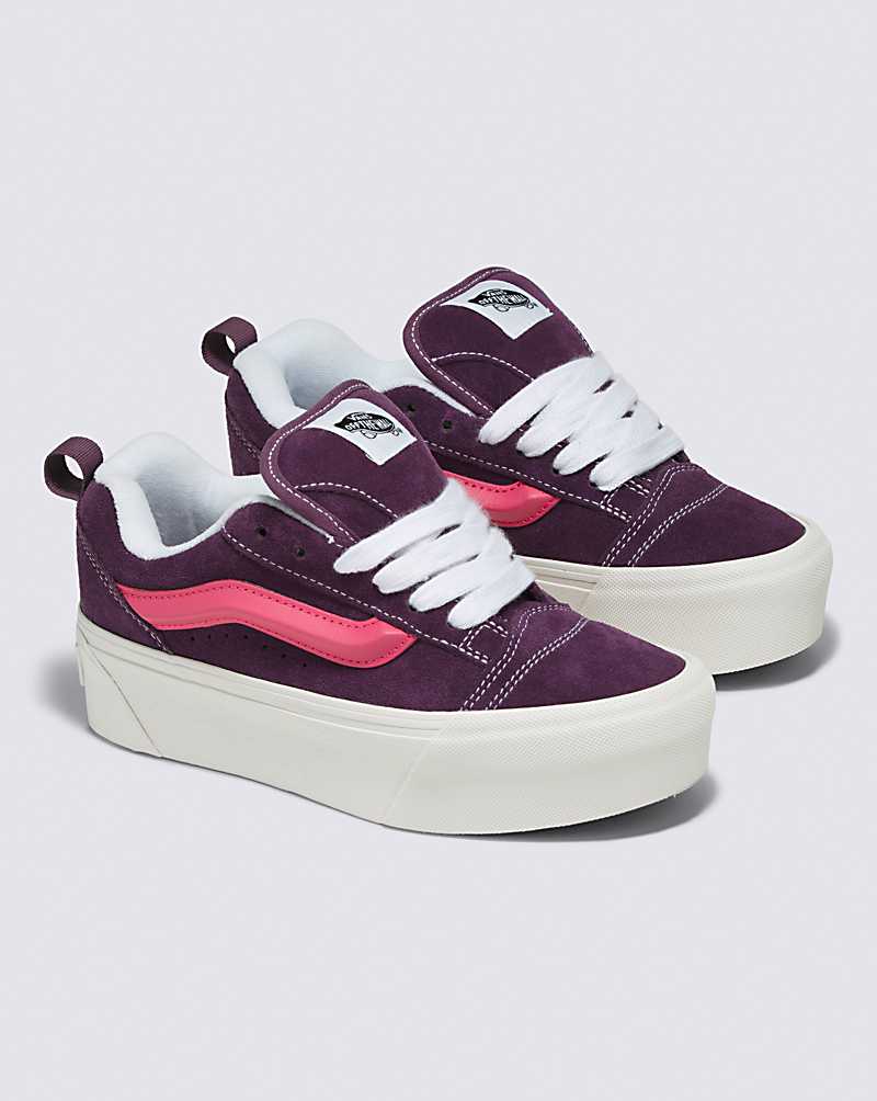 Vans Knu Stack Shoe Women Platform Shoes Purple | SG1-2069