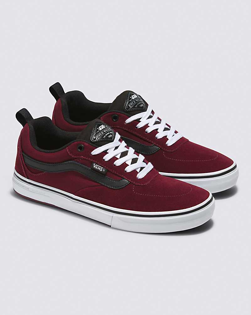 Vans Kyle Walker Shoe Men Skate Shoes Dark Red / White | FF1-3043