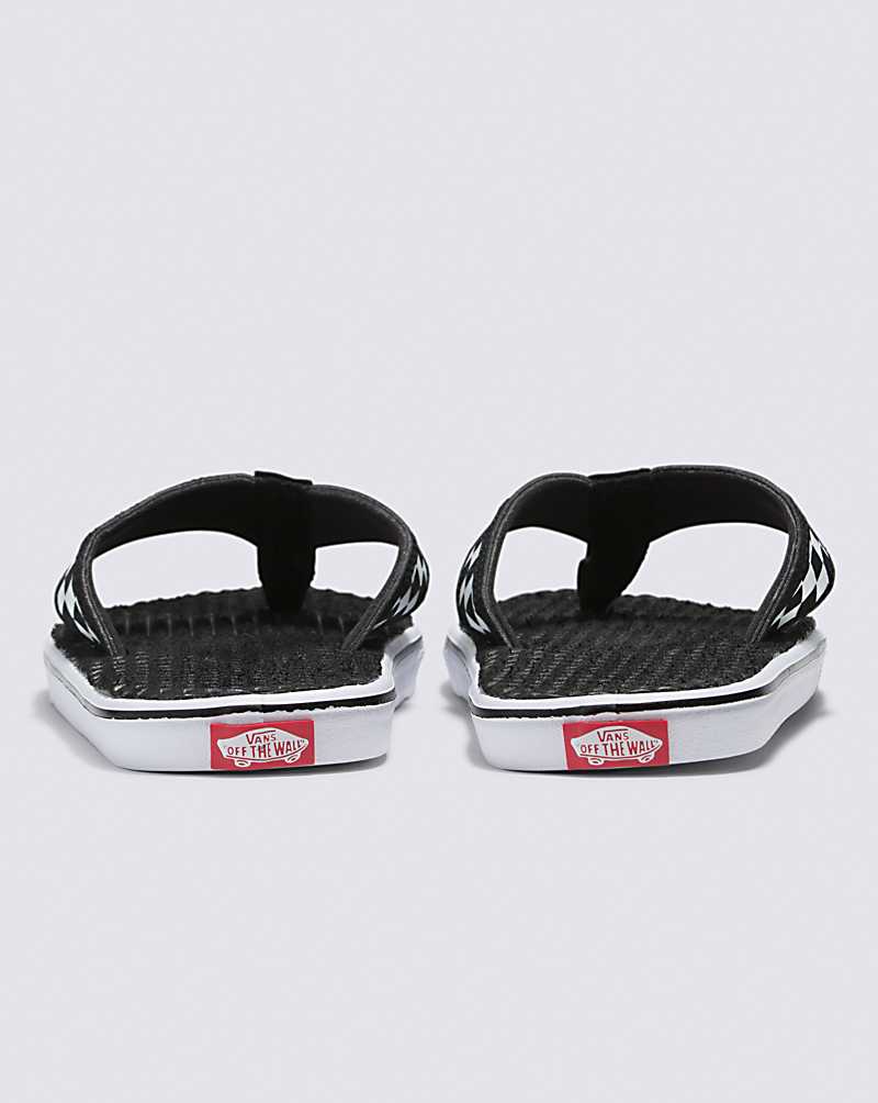 Vans La Costa Lite Sandal Men Sandals Black / White | IO1-8266