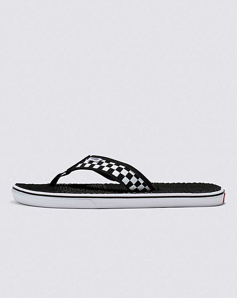 Vans La Costa Lite Sandal Men Sandals Black / White | IO1-8266