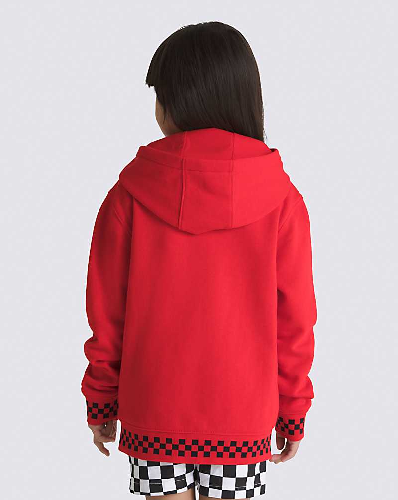 Vans Little Kids Funhouse 100 Pullover Kids' Hoodie Red | IO1-0103