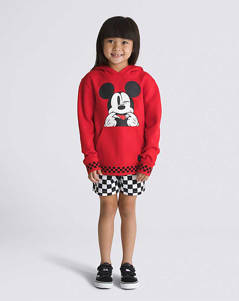 Vans Little Kids Funhouse 100 Pullover Kids' Hoodie Red | IO1-0103