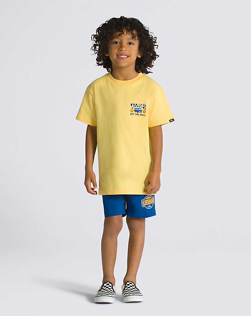 Vans Little Kids Get There Kids' T Shirts Yellow | ML1-8966