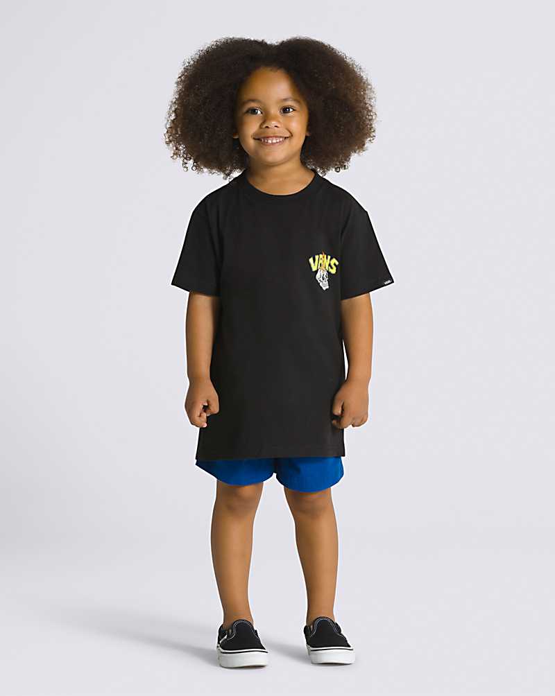 Vans Little Kids Haunted House Of Glow Kids' T Shirts Black | KM1-2144