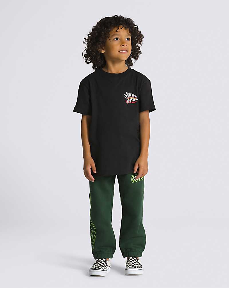 Vans Little Kids Hole Shot Kids' T Shirts Black | VT1-9958