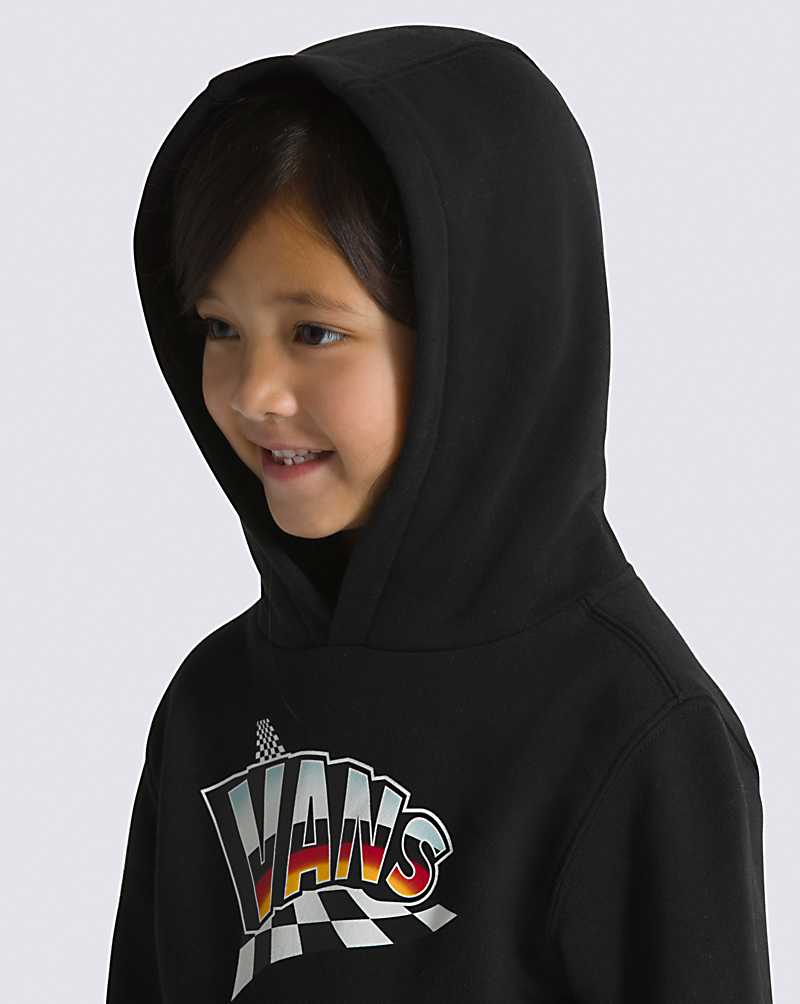 Vans Little Kids Hole Shot Pullover Kids' Hoodie Black | LZ1-4260