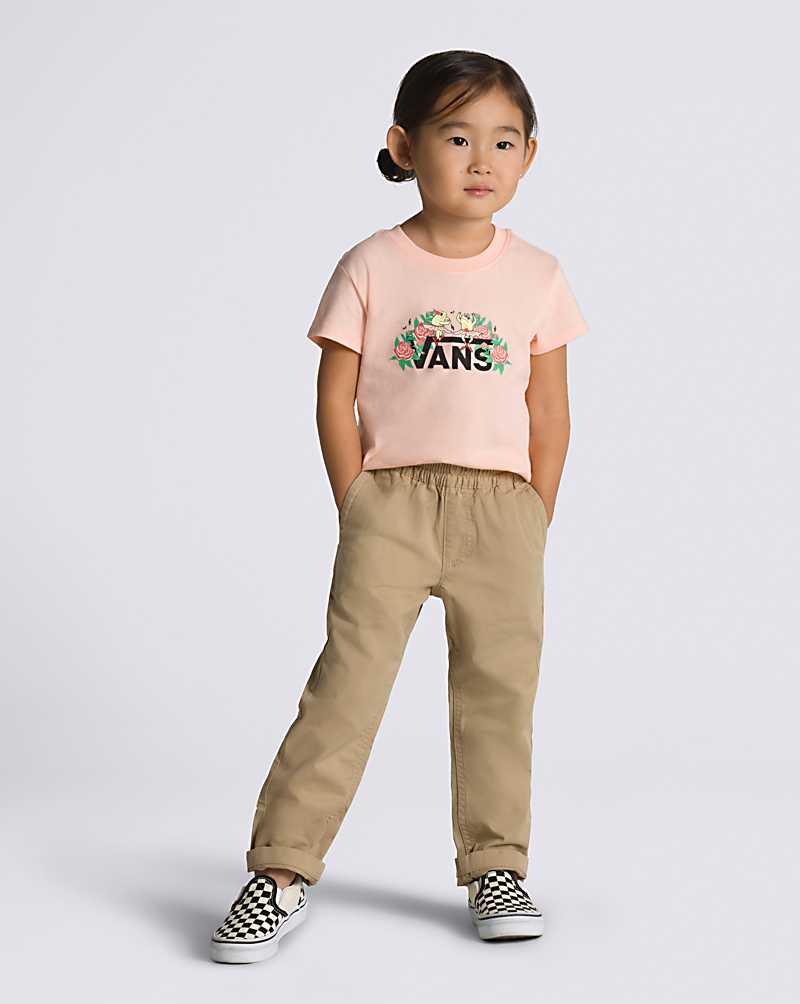 Vans Little Kids Range Elastic Waist Kids\' Pants Khaki | OW1-8087