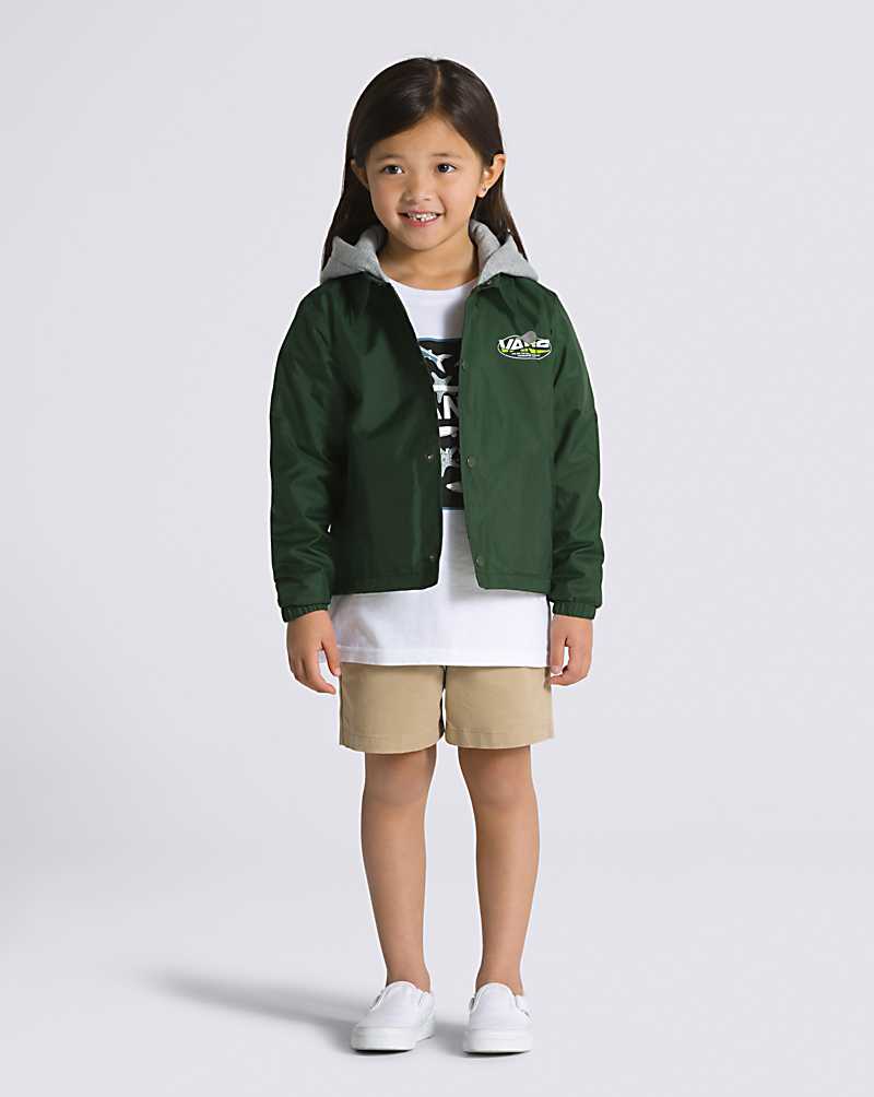 Vans Little Kids Riley Jacket Kids' Jackets Green | BL1-9690