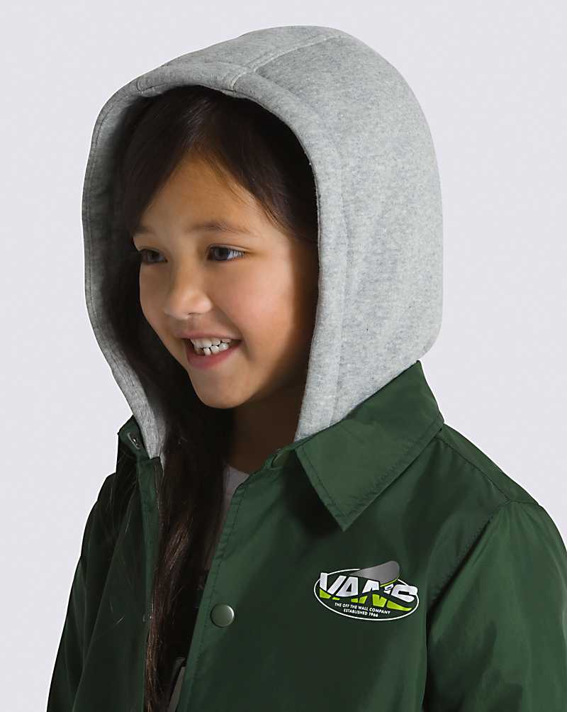 Vans Little Kids Riley Jacket Kids' Jackets Green | BL1-9690