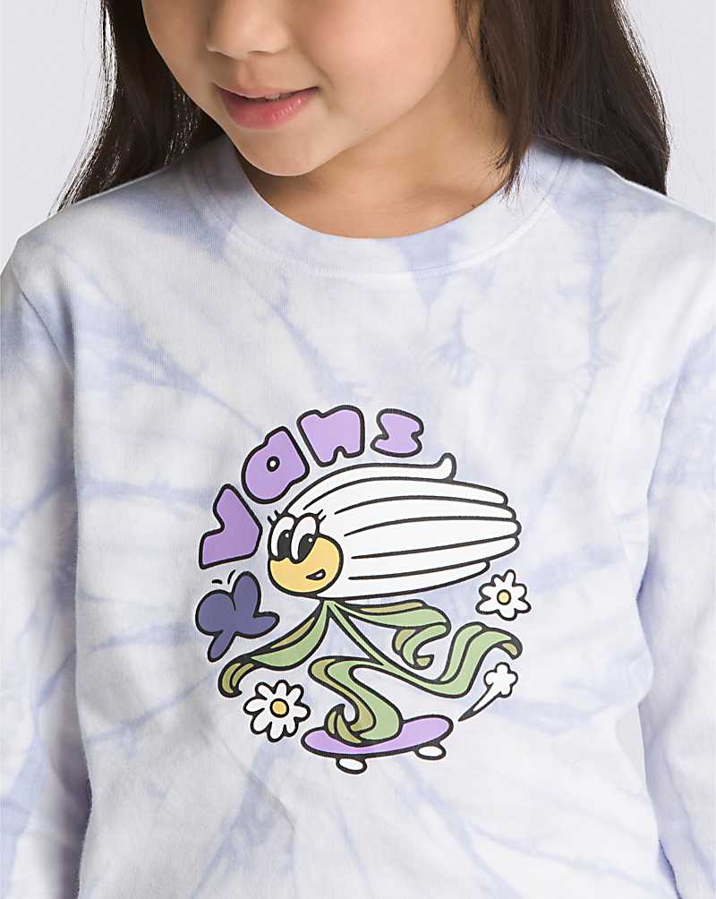 Vans Little Kids Sk8N Daisy Kids' T Shirts Purple | NR1-0091