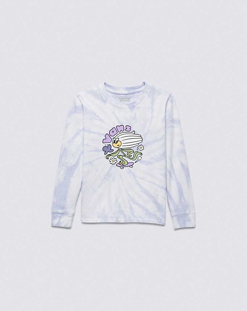 Vans Little Kids Sk8N Daisy Kids' T Shirts Purple | NR1-0091