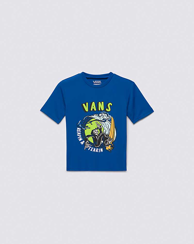 Vans Little Kids Sun Kids' Shirts Blue | DI1-5117