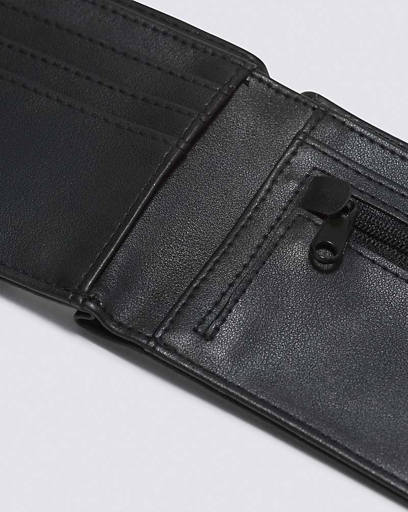 Vans Logo Men Wallets Black | ZK1-0075