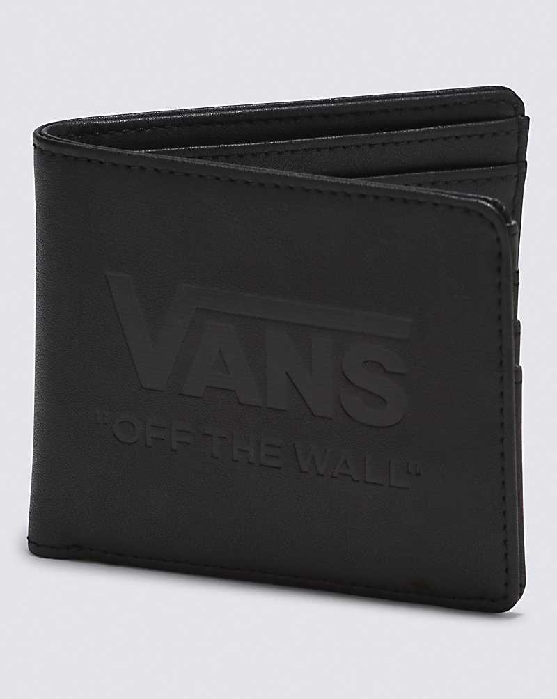 Vans Logo Men Wallets Black | ZK1-0075