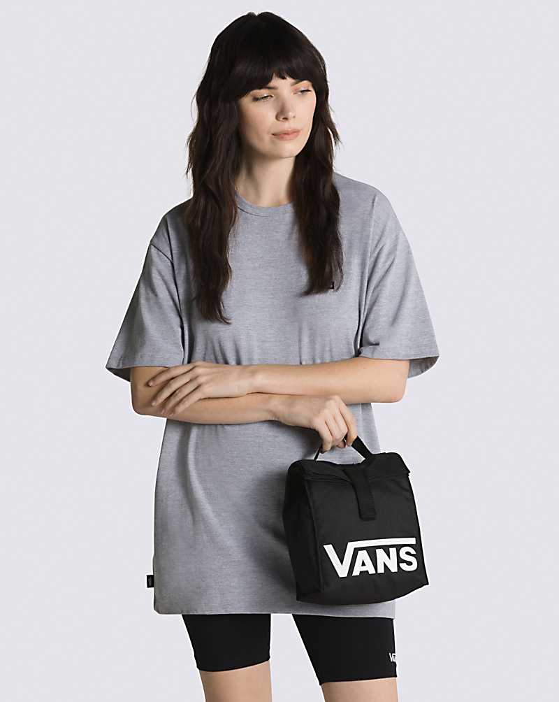 Vans Lunch Bag Women Bags Black / White | YA1-8245