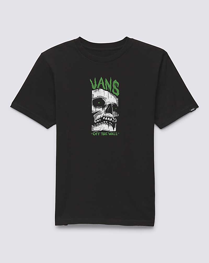 Vans Melt Away Kids' T Shirts Black | RQ1-8669