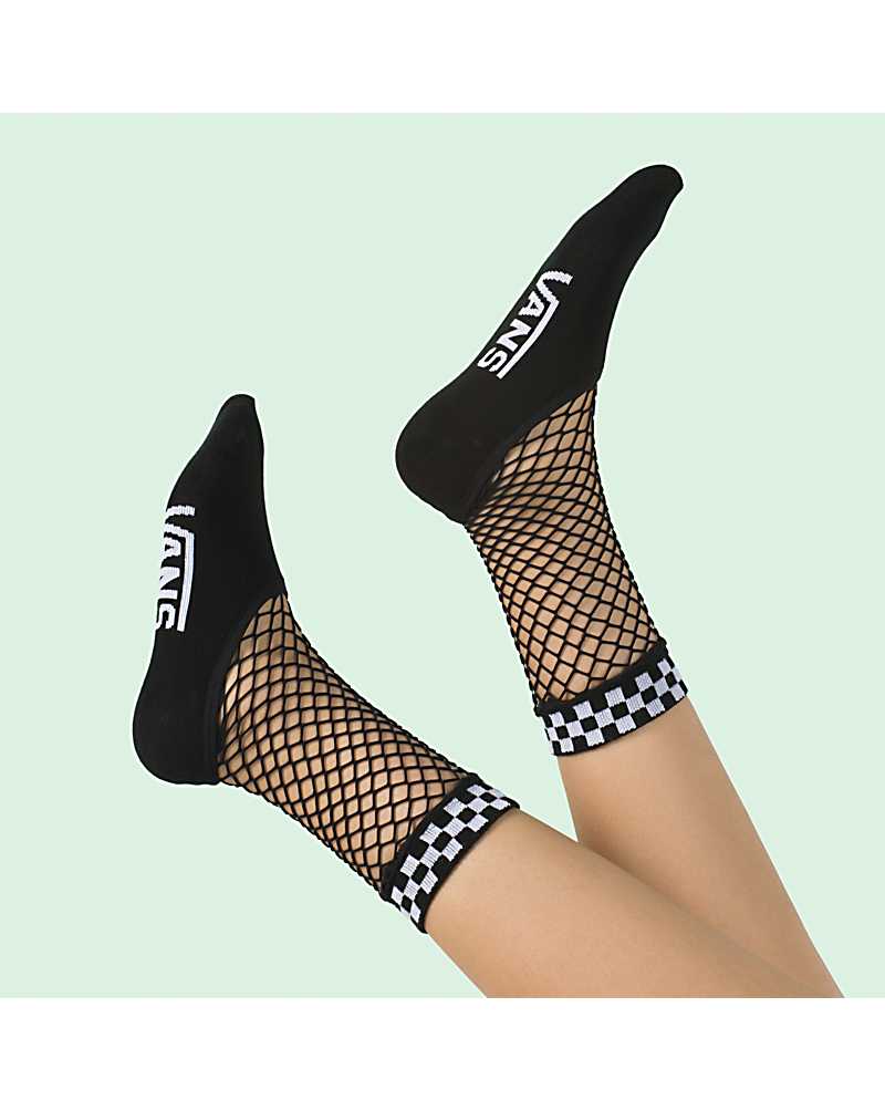 Vans Meshed Up Women Socks Black | DA1-0948