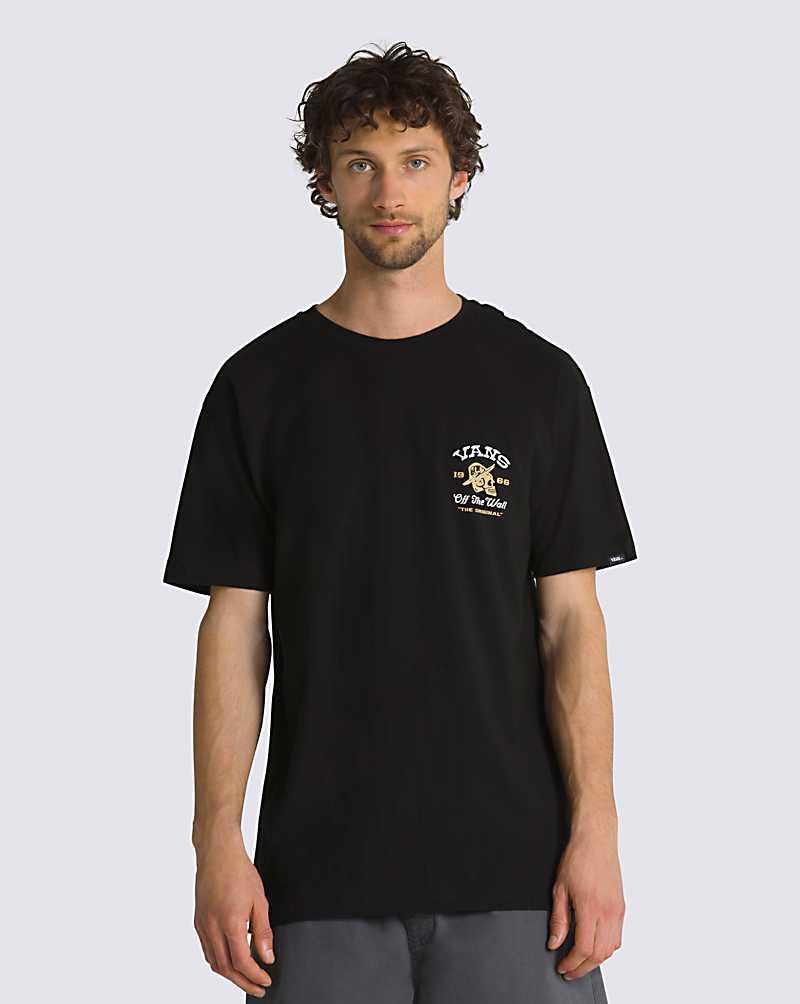 Vans Middle Of Nowhere Men T Shirts Black | CV1-9219