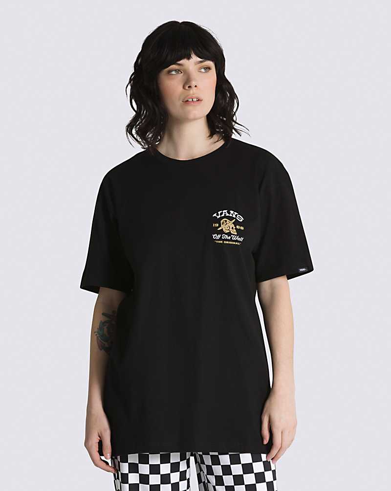 Vans Middle Of Nowhere Men T Shirts Black | CV1-9219