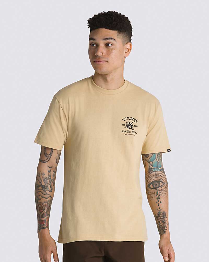 Vans Middle Of Nowhere Men T Shirts Grey Brown | LL1-0532