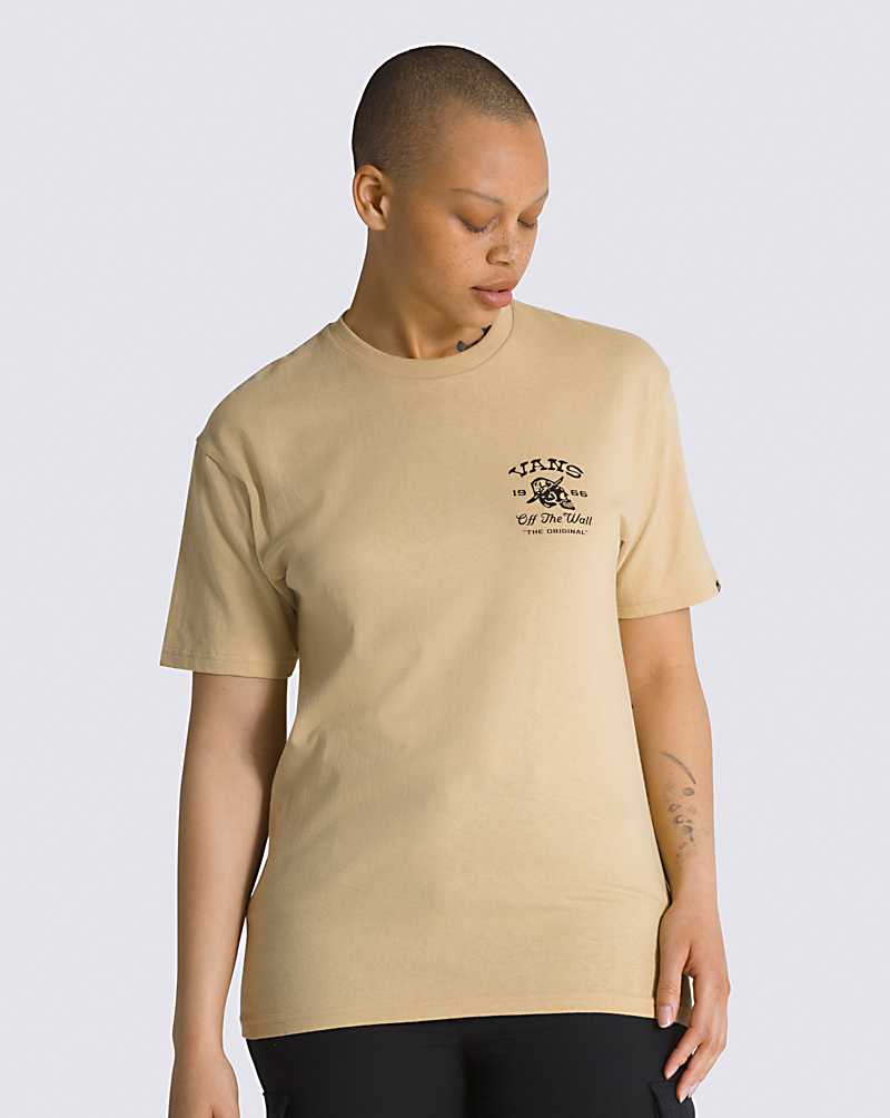 Vans Middle Of Nowhere Men T Shirts Grey Brown | LL1-0532