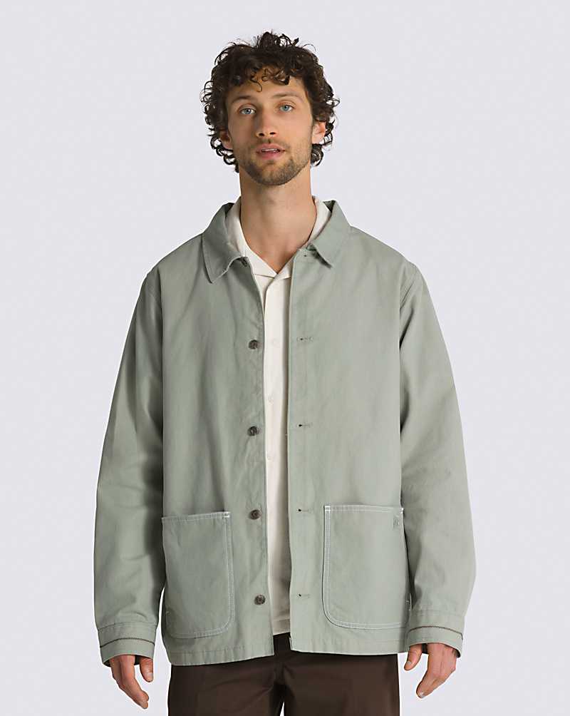 Vans Mikey February Jacket Men Jackets Grey | DY1-5293