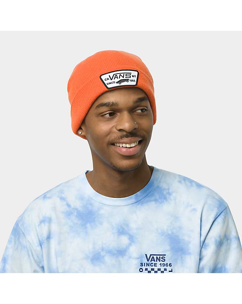 Vans Milford Men Beanie Orange | CA1-5231