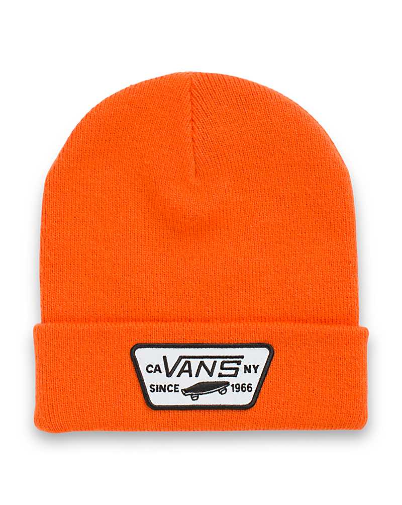 Vans Milford Men Beanie Orange | CA1-5231