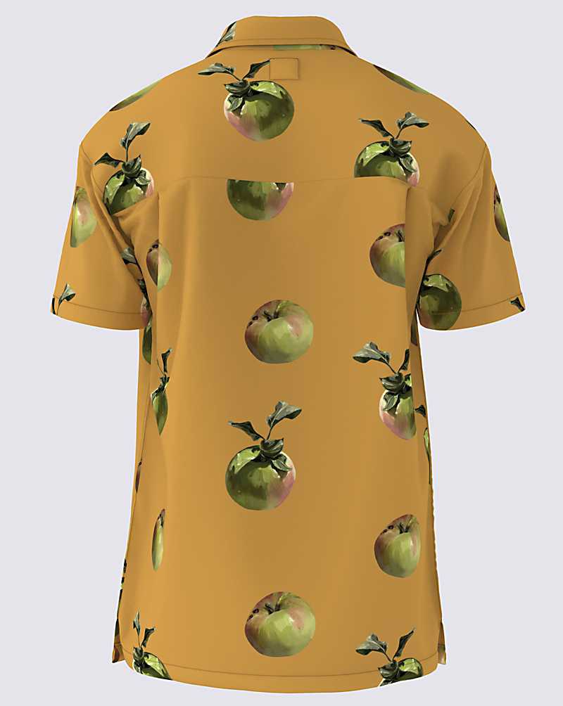 Vans Miller Buttondown Men Shirts Yellow | ZA1-9776