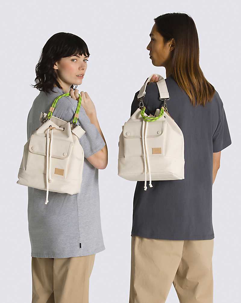 Vans Mono Women Tote Bags Beige | QA1-8033