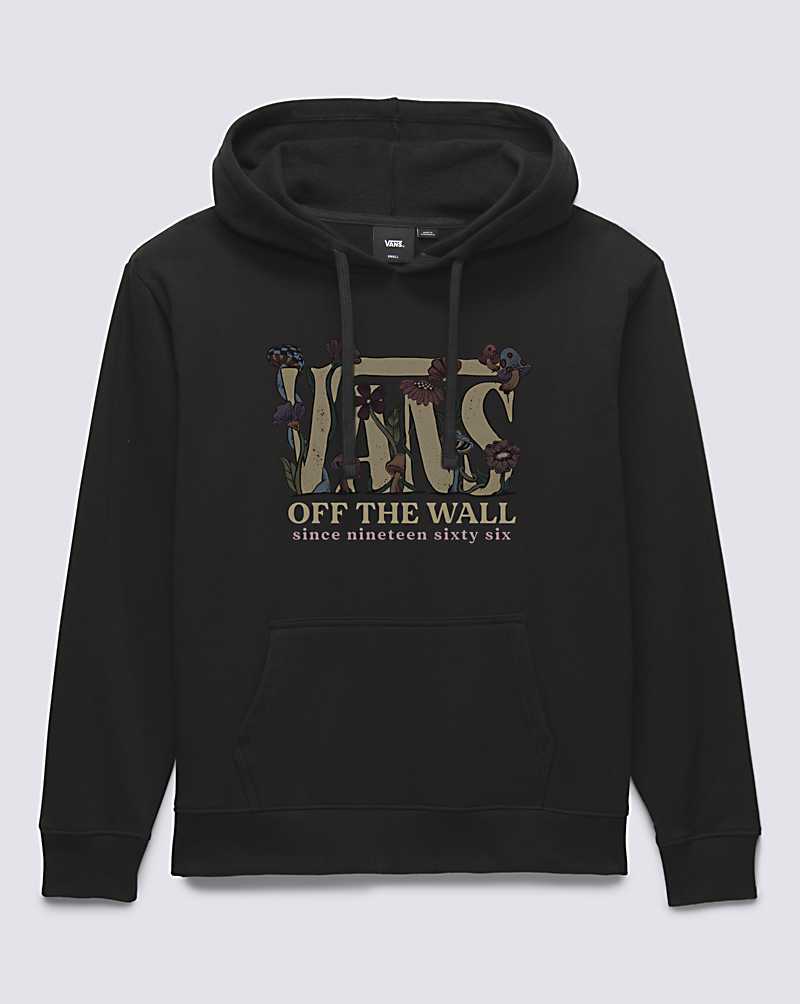 Vans Mushy Rooms Pullover Women Hoodie Black | QS1-5195