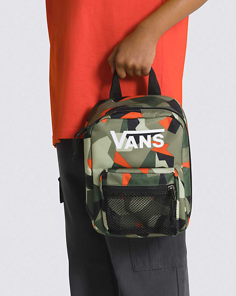 Vans New Skool Lunch Bag Men Bags Green / Black | UK1-6165