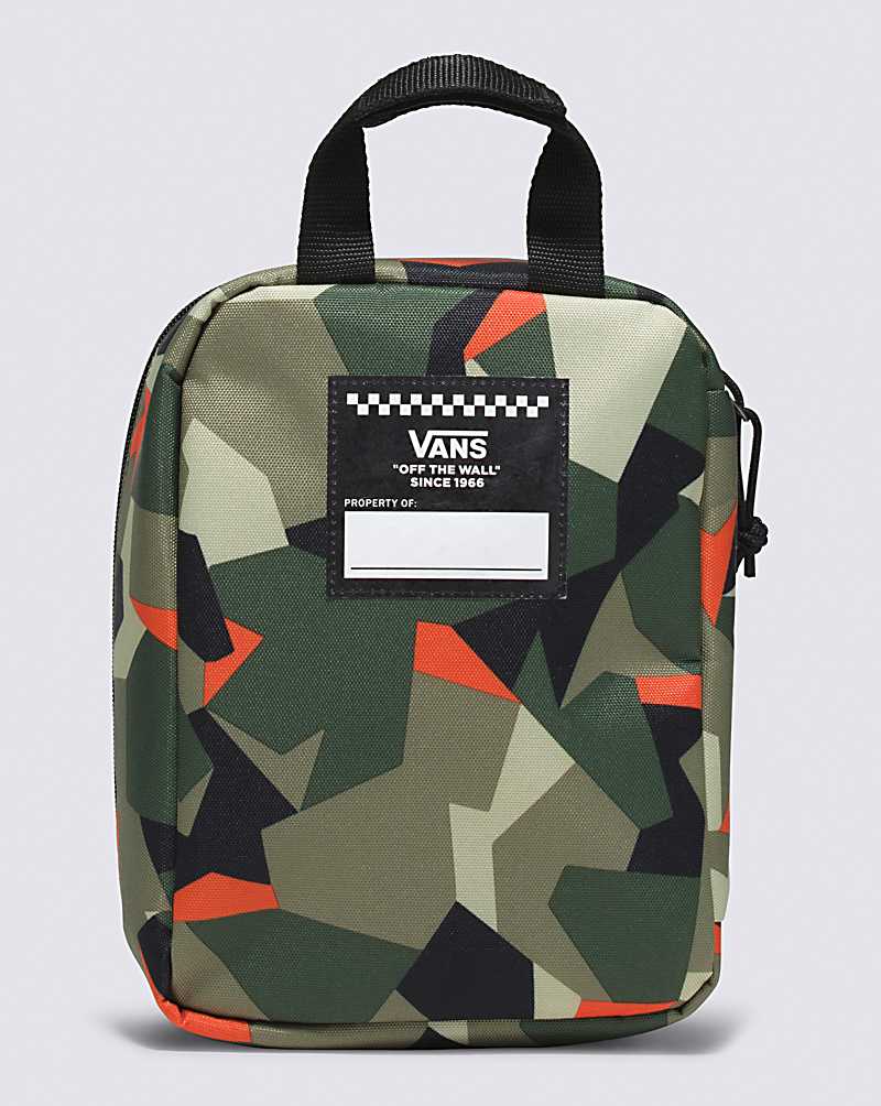 Vans New Skool Lunch Bag Men Bags Green / Black | UK1-6165