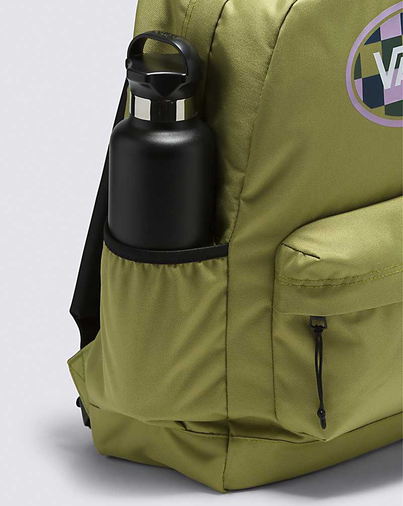 Vans New Varsity Sporty Realm Plus Women Backpacks Green Olive | UP1-9846