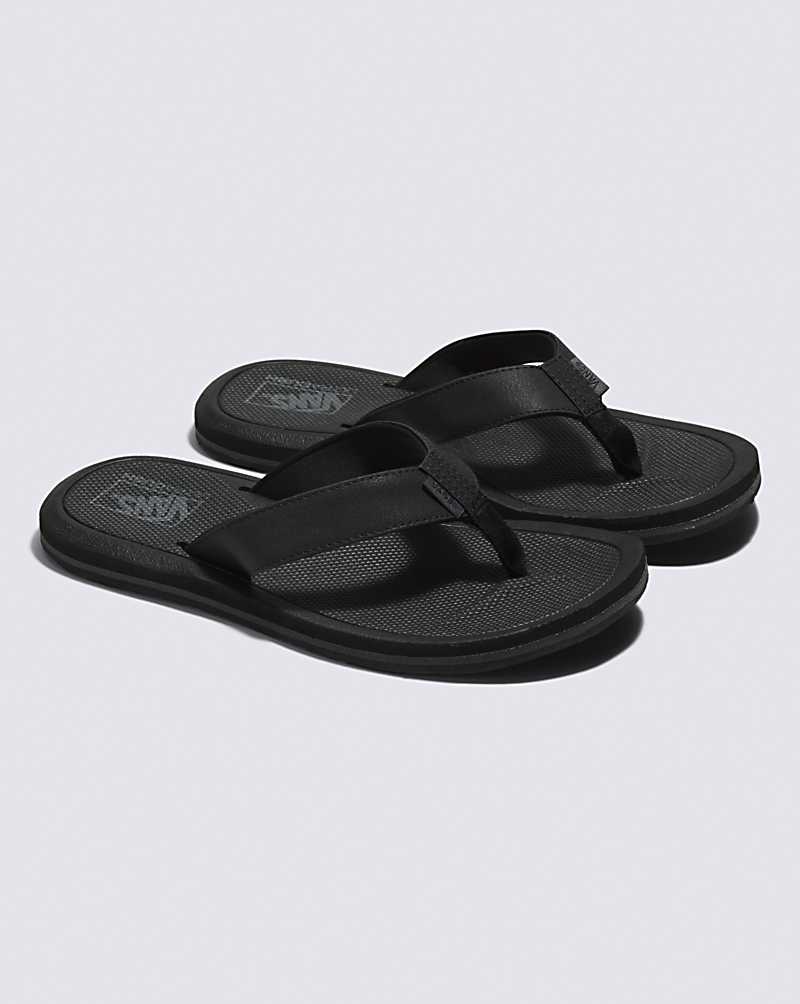 Vans Nexpa Synthetic Sandals Men Sandals Black / Black | BX1-0557